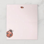Ladybugメニューテントカード&座席表 プレイスカード (外部開封)