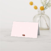 Ladybugメニューテントカード&座席表 プレイスカード (裏面)
