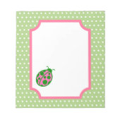 Ladybugメモ帳 ノートパッド (正面)