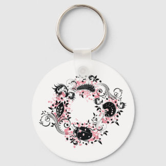 Ladybugライフサイクルキーチェーン – ピンク キーホルダー