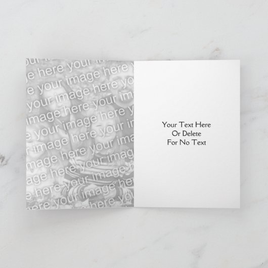 Ladybug万華鏡のように千変万化するパターン自然フォトカード カード (内部)