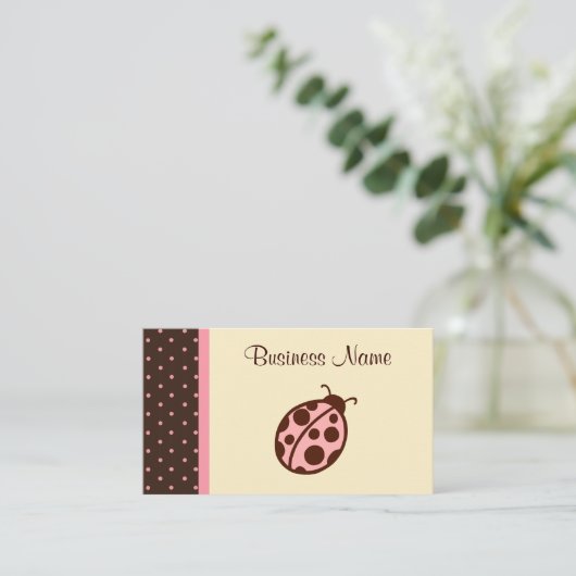 Ladybug名刺 名刺 (スタンド正面)