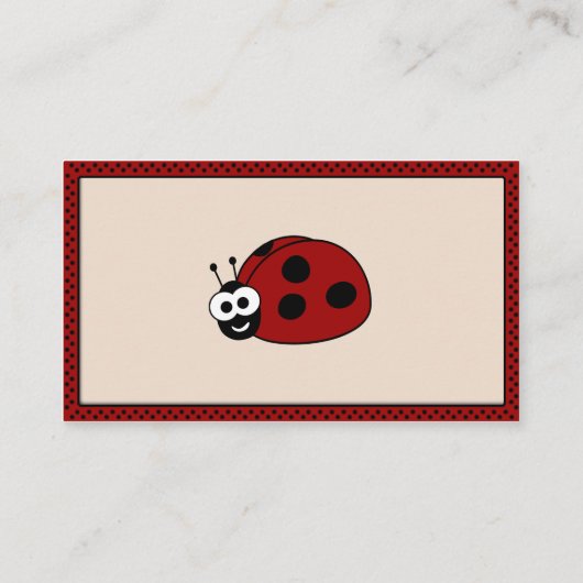 Ladybug名刺 名刺 (裏面)