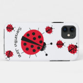 Ladybug恋人ガーリーおもしろいかわいい漫画ケースメイトiPh Case-Mate iPhoneケース (裏面(横))