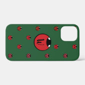 Ladybug水玉模様ケースメイト電話ケース Case-Mate iPhoneケース (裏面 (横))