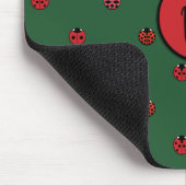 Ladybug水玉模様マウスパッド マウスパッド (コーナー)
