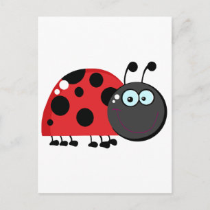 Ladybug漫画のキャラクター ポストカード
