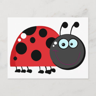 Ladybug漫画のキャラクター ポストカード