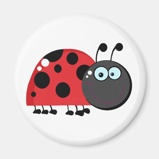Ladybug漫画のキャラクター マグネット (正面)