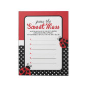 Ladybug甘い混乱ゲームの答えを推測 ノートパッド (回転)