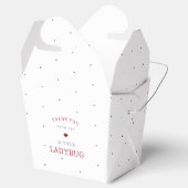 Ladybug赤ちゃんシャワー フェイバーボックス (オープン)