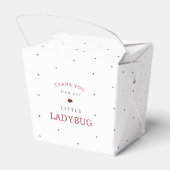 Ladybug赤ちゃんシャワー フェイバーボックス (裏面サイド)