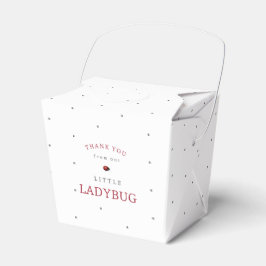 Ladybug赤ちゃんシャワー フェイバーボックス