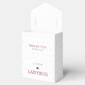 Ladybug赤ちゃんシャワー フェイバーボックス (オープン)