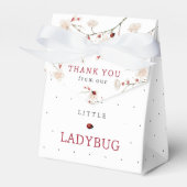 Ladybug赤ちゃんシャワー フェイバーボックス (正面サイド)