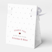 Ladybug赤ちゃんシャワー フェイバーボックス (裏面サイド)