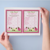 "Ladybug かわいらし w/水玉模様"価格は正しいゲーム チラシ (手)