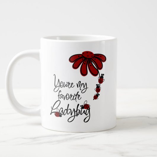 Ladybug – ジャンボマグ ジャンボコーヒーマグカップ (左)