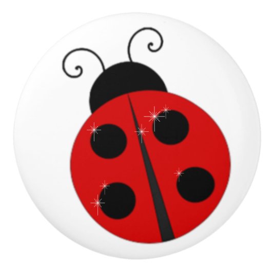Ladybug セラミックノブ (正面)