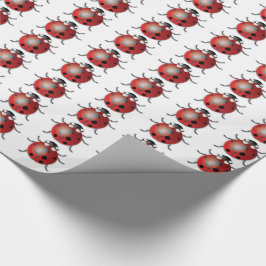 Ladybug – 光沢ラッピング紙、30" x 15' ラッピングペーパー