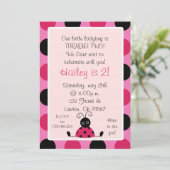 ladybug、私たちの小さなladybugは2回に回っている！私たちは… 招待状 (スタンド正面)