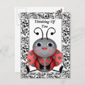 Ladybug 考え'S Of Youポストカード ポストカード (正面/裏面)
