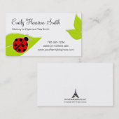 Ladybug 遊 Date  Cards （横） コーリングカード (正面/裏面)