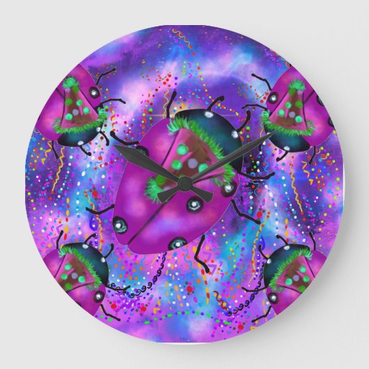 LADYBUG ART ラージ壁時計 (正面)