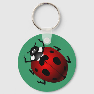 Ladybug Art Keychain Bug Keepsake Ladybug Gives キーホルダー