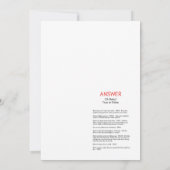 Ladybug Baby Shower – 編集可能な名前、5時間365日 招待状 (裏面)