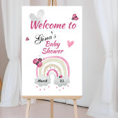 Ladybug Baby Shower Welcome Poster ポスター