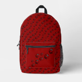 Ladybug Backpack Ladybird School Bags Customize プリントバックパック (正面)