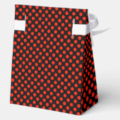 Ladybug Birthday Favor Box - Polka Dot フェイバーボックス (裏面)