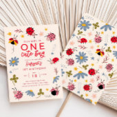 Ladybug Birthday Invitation | One Cute Bug Invite  招待状