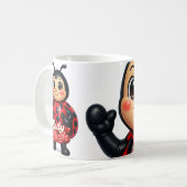 Ladybug Blush Series コーヒーマグカップ (正面左)