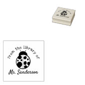 Ladybug Bookから先生 ラバースタンプ (押印)