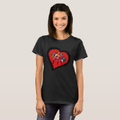 Ladybug children heart cute spring sweet tシャツ (正面フル)