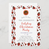 Ladybug Christmas Party 招待状 (正面/裏面)
