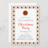 Ladybug Christmas Party 招待状 (正面/裏面)