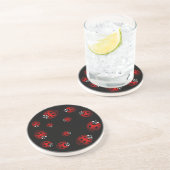Ladybug Coasters Garden Bugs Coasters Decor コースター (側面)
