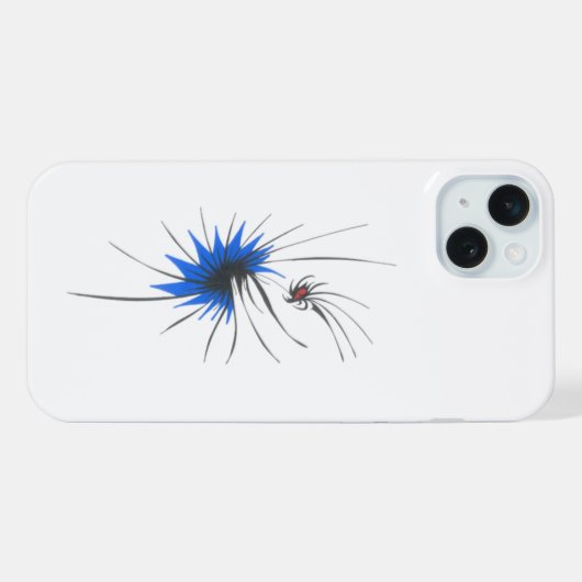 Ladybug Colorful Abstract Tribal Tattoo Art iPhoneケース (裏面横)