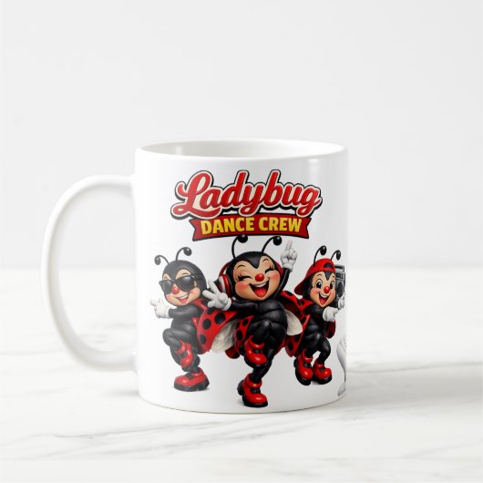 Ladybug Dance Crew コーヒーマグカップ (左)