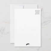 Ladybug & Dandelionシード葉書スタイルノートカード ノートカード (裏面)