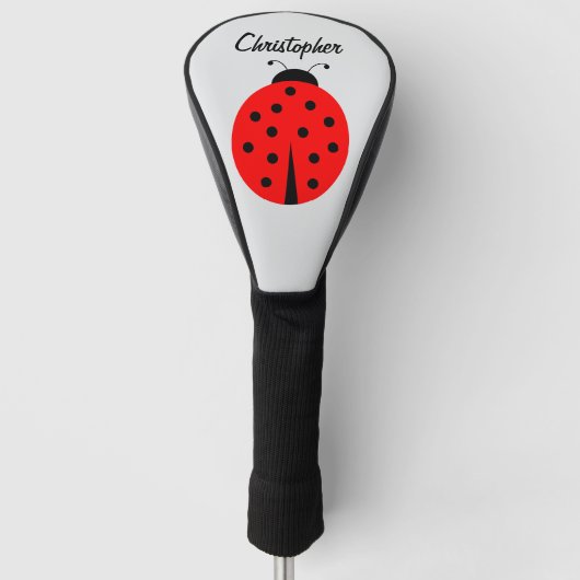 Ladybug Design ゴルフヘッドカバー (正面)