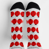 Ladybug  Design ソックス (上部)