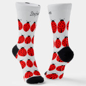 Ladybug  Design ソックス (傾斜あり)