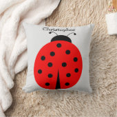 Ladybug Design Personalised クッション (ブランケット)