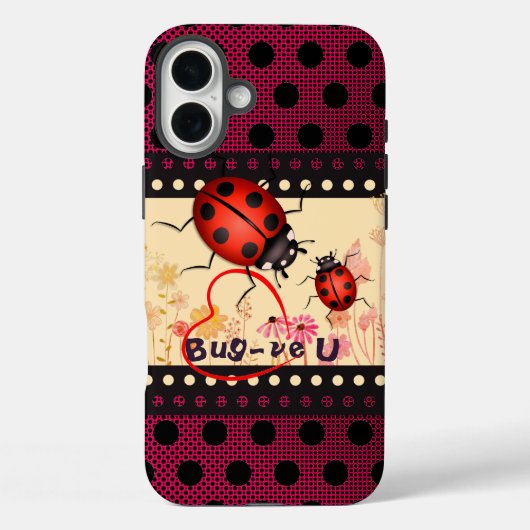 Ladybug Dots Case-Mate iPhoneケース (裏面)