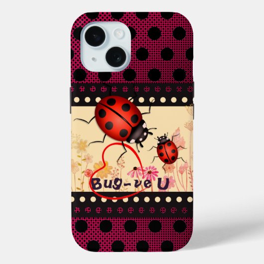 Ladybug Dots Case-Mate iPhoneケース (裏面)