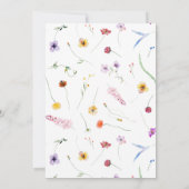 Ladybug First Birthday 招待状 (裏面)